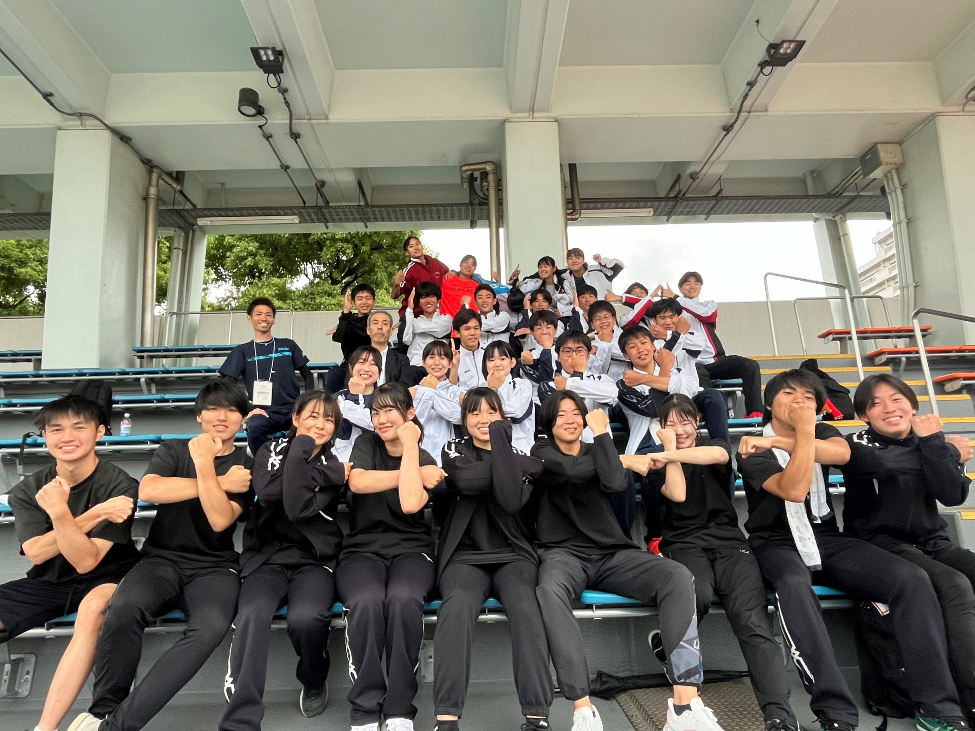 江北高校陸上競技部 HPトップ写真